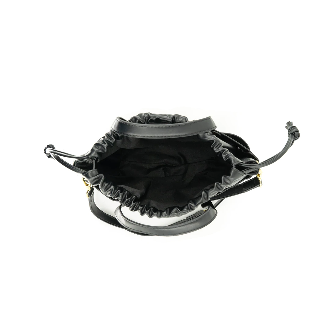 Stevie Black Bucket Bag