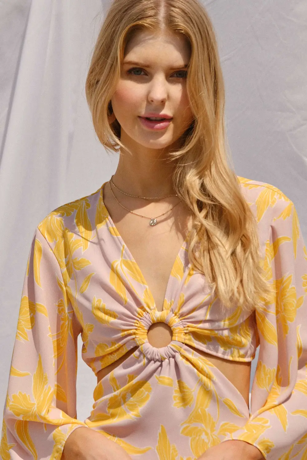 Permanent Vacation Cutout Mini Dress