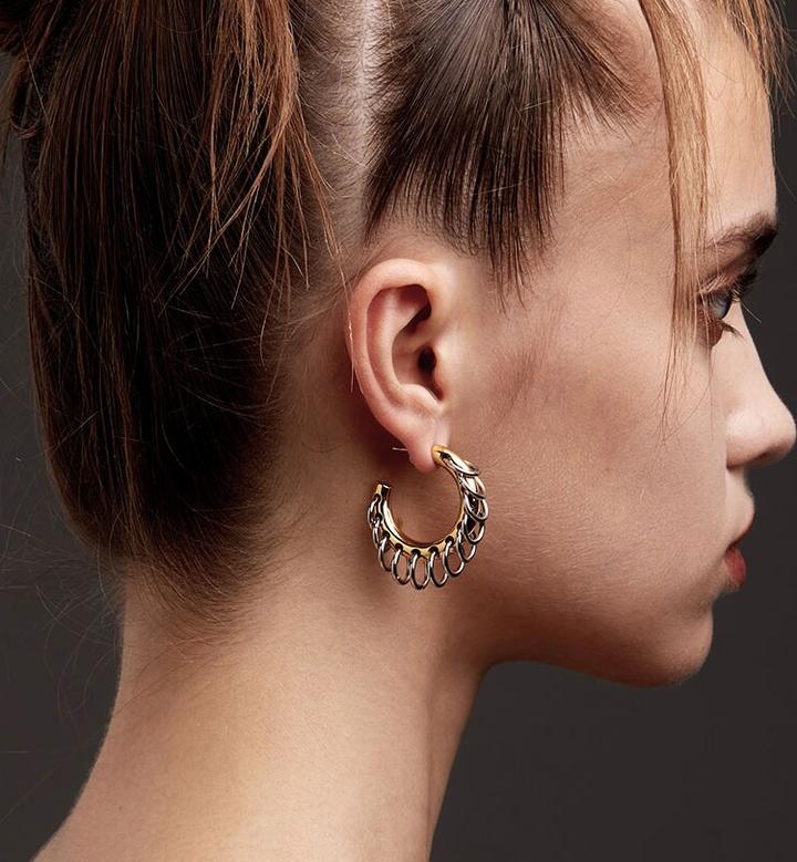Punk Me Up Hoop Earrings