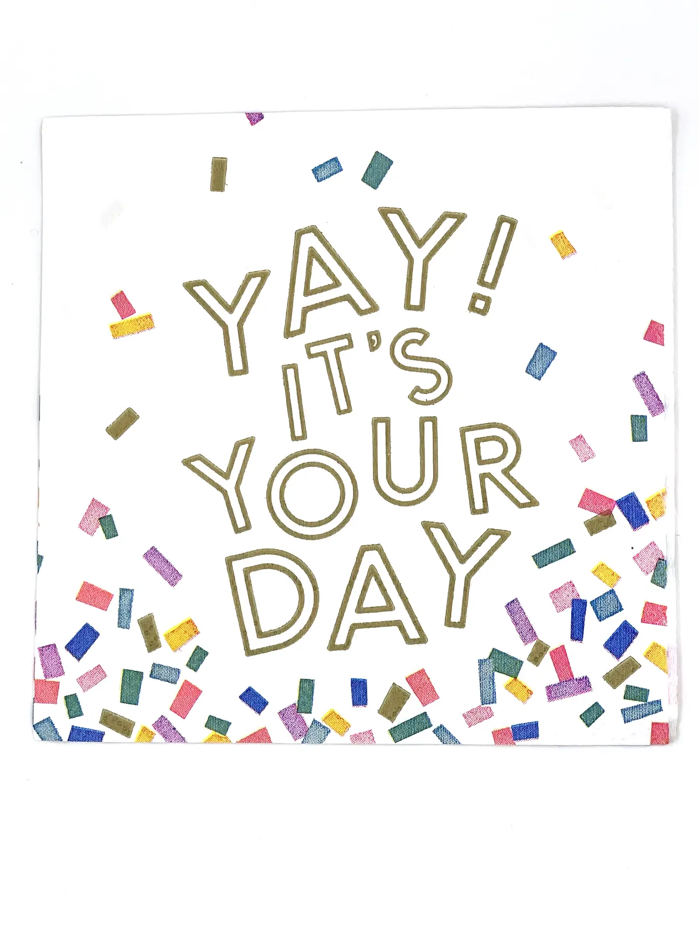 Yay It's Your Day- Cocktail Napkins