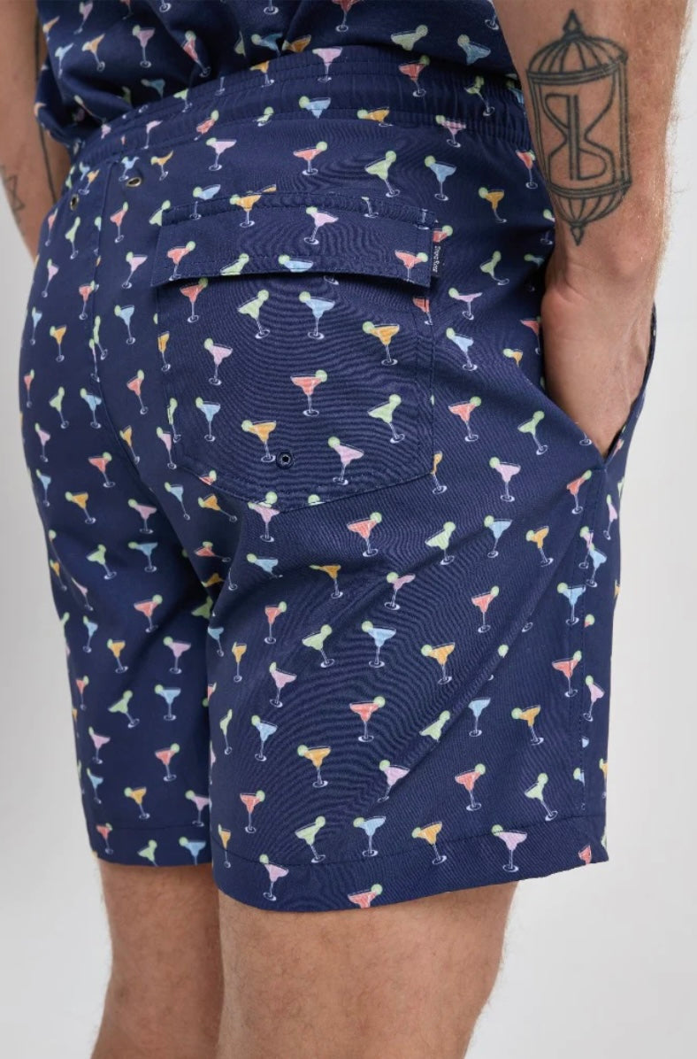 Margarita Time Navy Swim Short