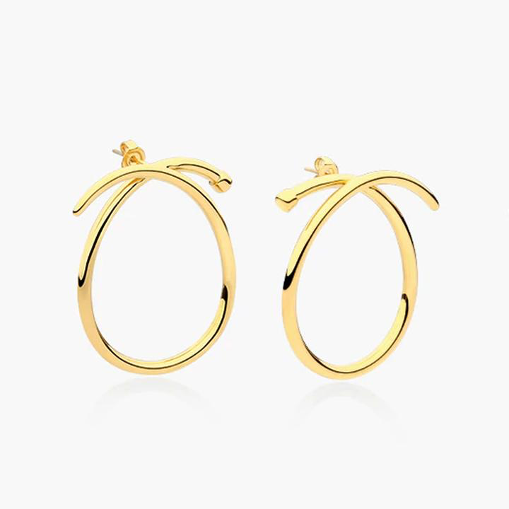XO Gold Hoops