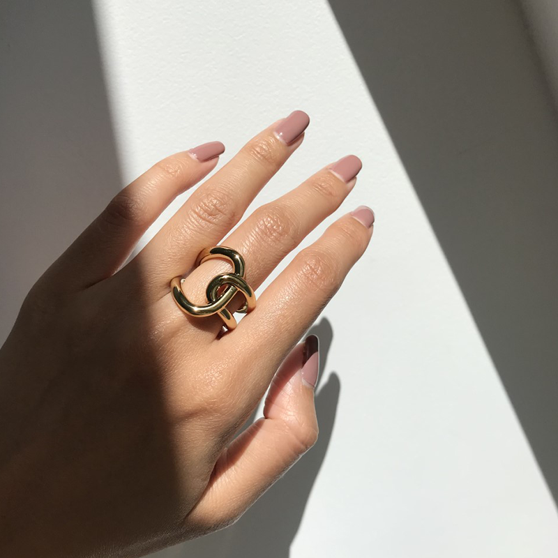 Entwined Gold Ring