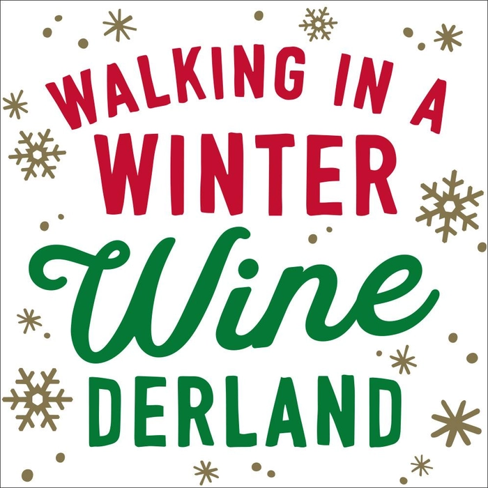 Winter Wine Land-Cocktail Napkins