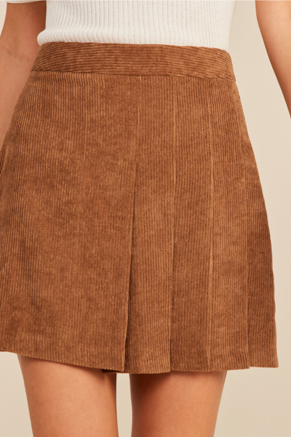 Callie Corduroy Mini Skirt