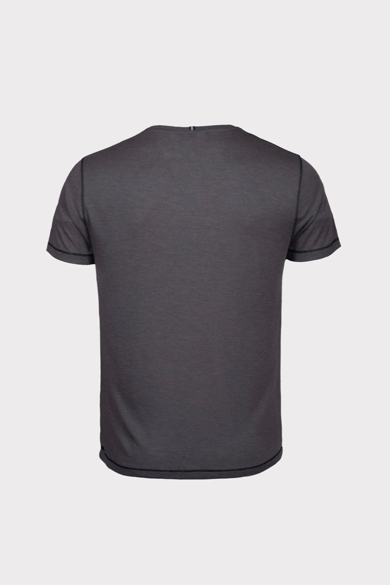 Light Grey Melange Knit Tee
