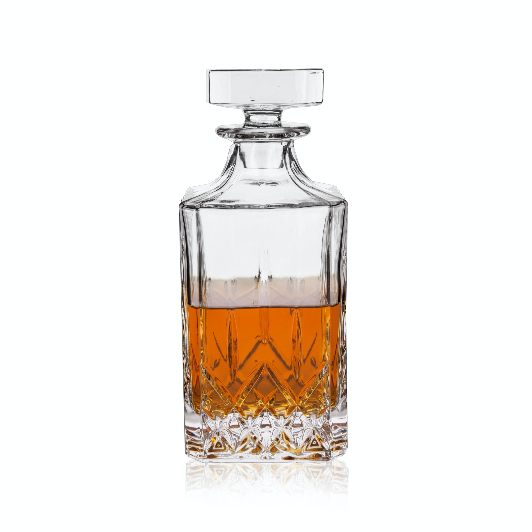 Crystal Admiral Square Decanter