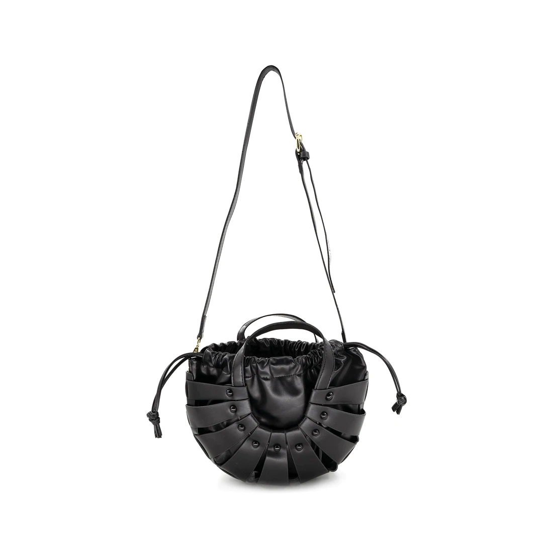 Stevie Black Bucket Bag