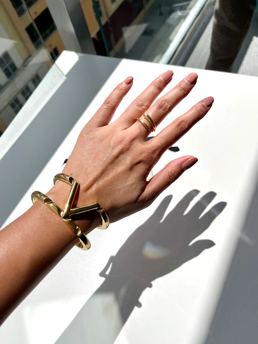 Valerie Gold Cuff Bracelet