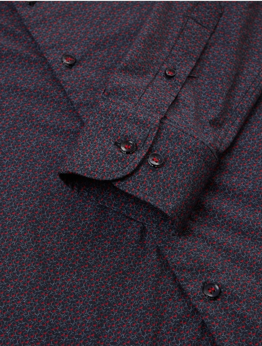 Wine About It Navy Long Sleeve