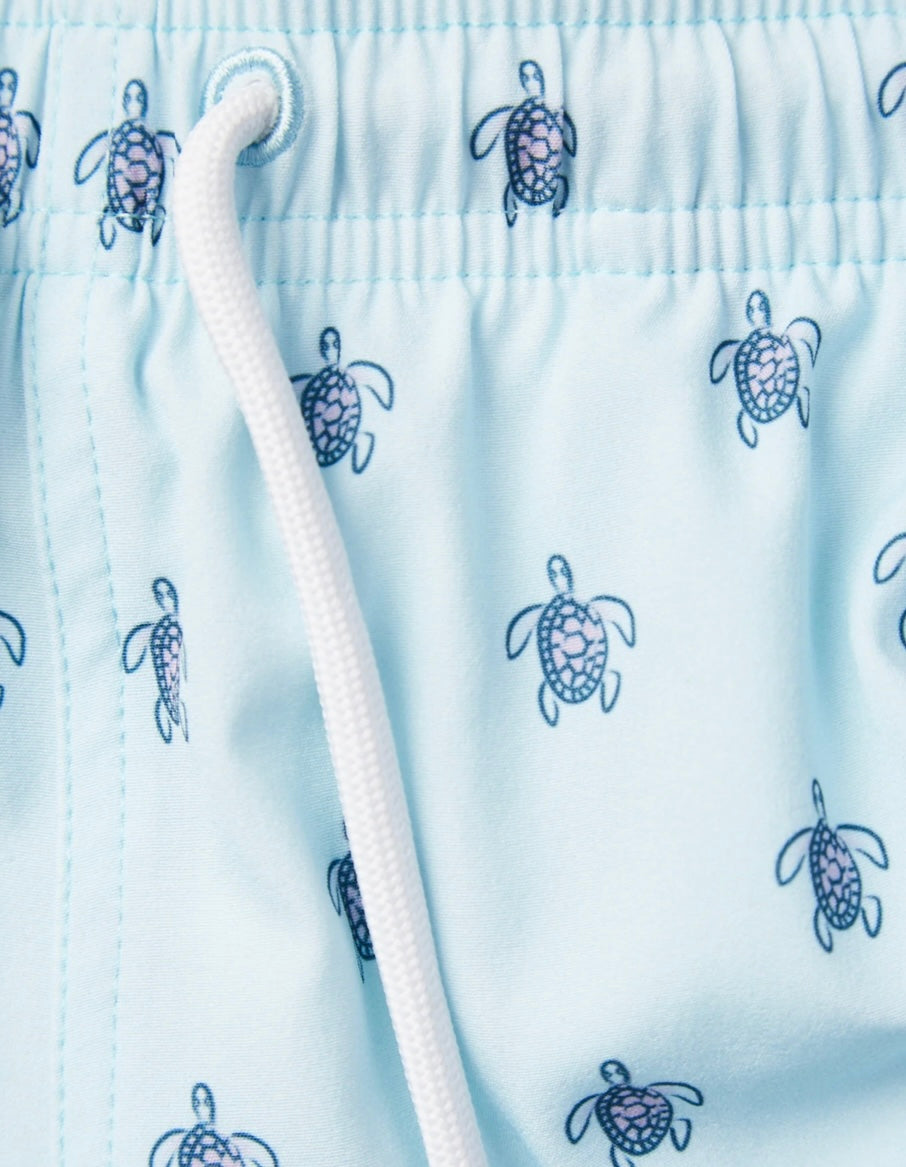 Light Blue Turtle Swim Short