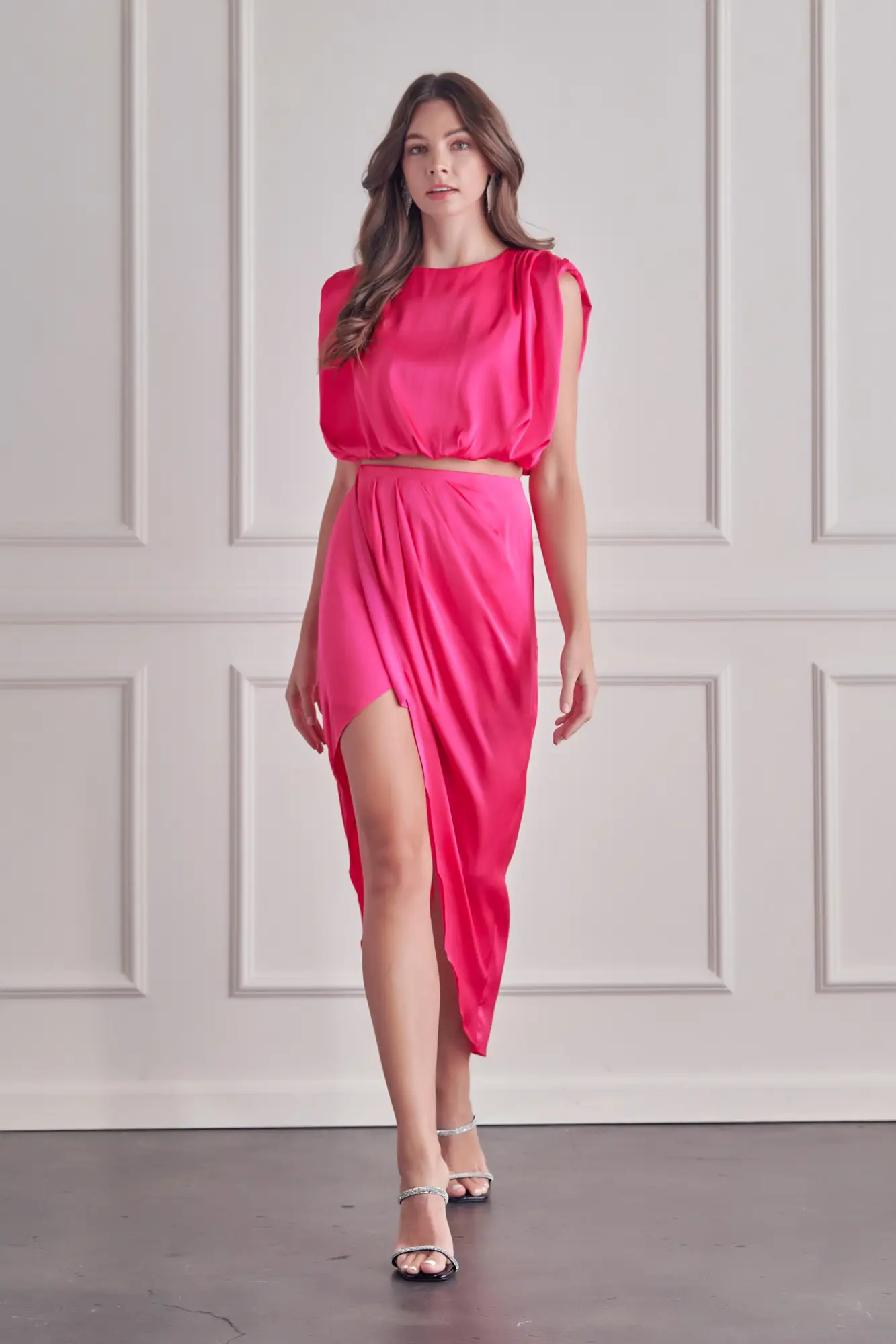 Simply Irresistible Pink Midi Skirt