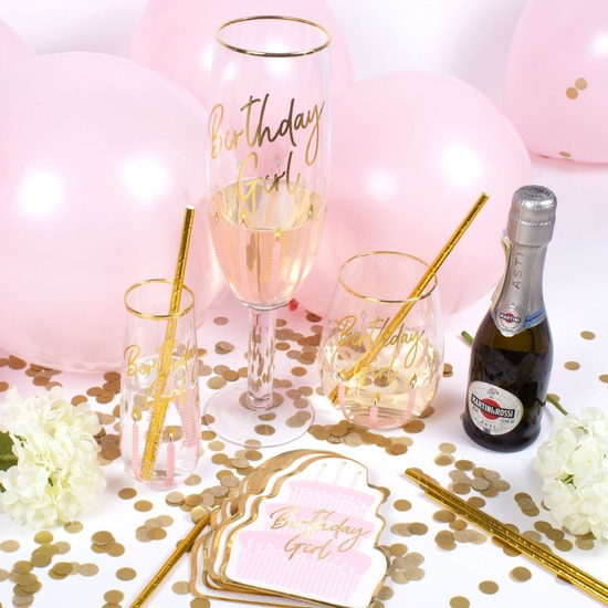 Birthday Girl Champagne Glass