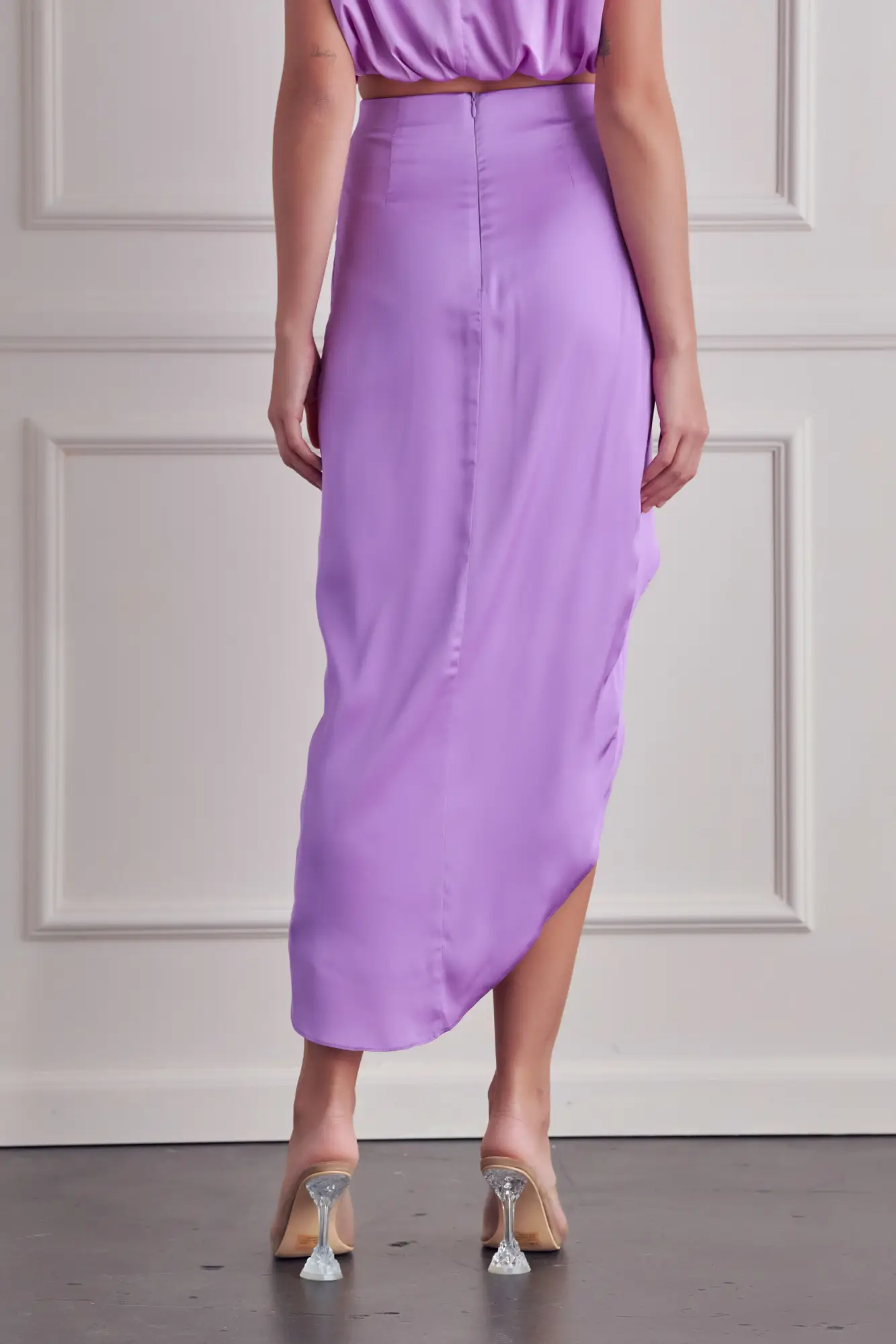 Simply Irresistible Lavender Midi Skirt