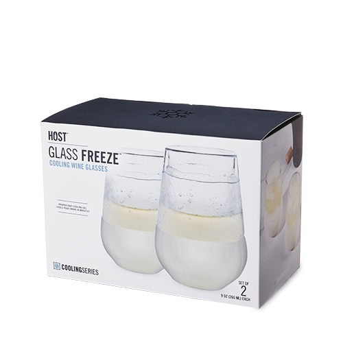 Glass Wine Freeze (Set of Two)
