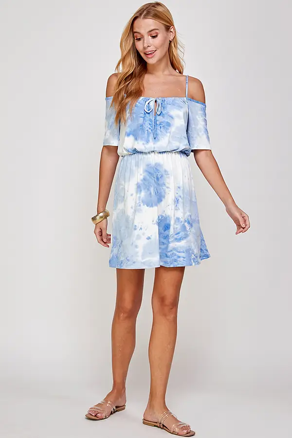 Seaside Dreaming Tie Dye Mini Dress