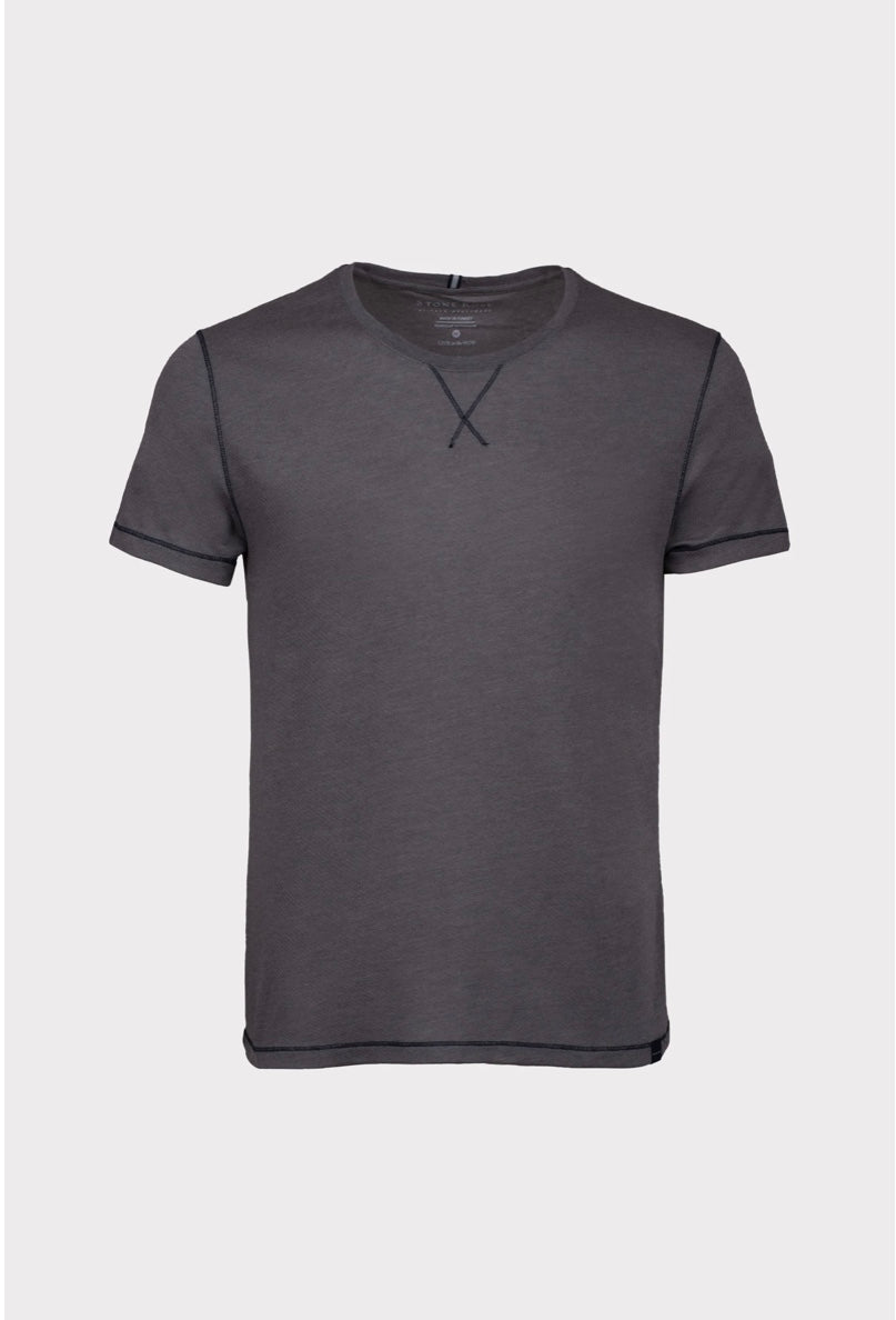 Light Grey Melange Knit Tee